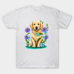 golden retriever dog lover T-Shirt